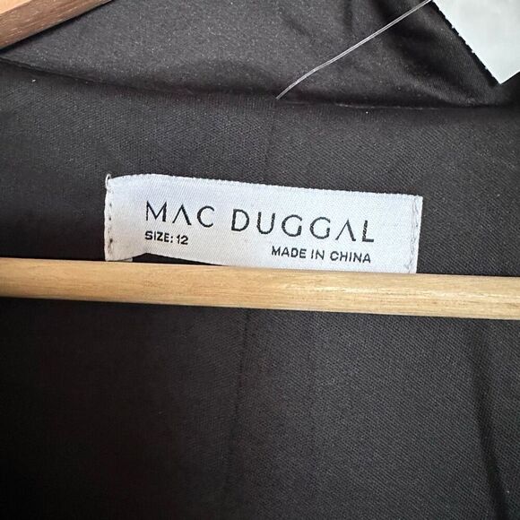 NWT Mac Duggal mini tuxedo dress - Picture 7 of 7